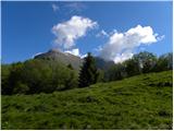 Planina Kuhinja - Planica below Krn